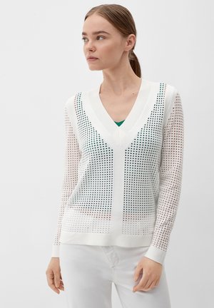 MIT LOCHMUSTER - Strickpullover - ecru