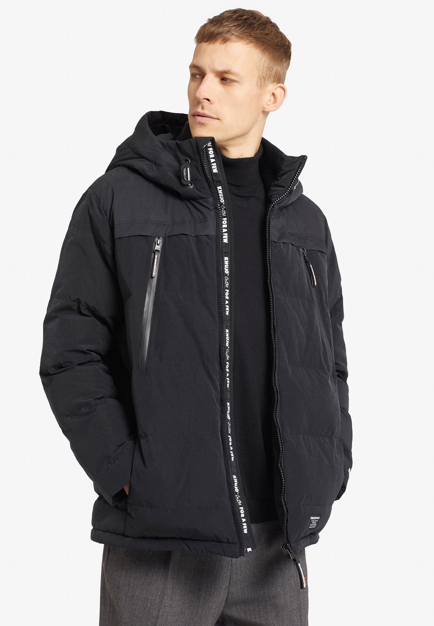 khujo BILL Winterjas black Zalando.nl khujo BILL Trui black Zalando.nl
