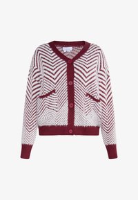 Niet geselecteerd, dunkelkirschrot weiss