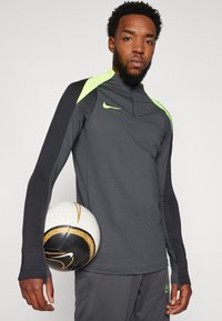 Nike Performance STRIKE DRILL TOP - Longsleeve - anthracite/black/volt