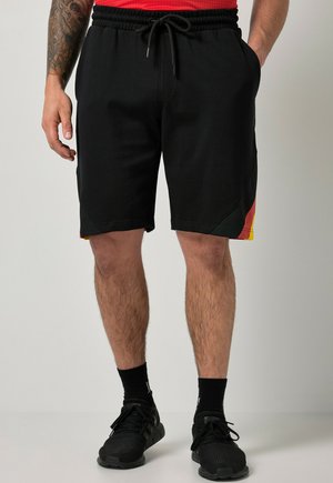 JP1880 JAY-PI BERMUDA SHORTS, FITNESS, ELASTICATED WAISTBAND, UP TO 8XL - Trainingsbroek - black