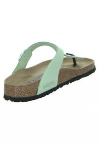 Birkenstock GIZEH SFB LENB - Pool shoes - matcha