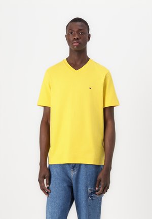 ESSENTIAL V NECK - T-shirt basique - morningside yellow