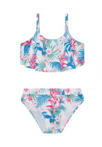 Bikini azzurro a righe per ragazze KIDS da Ragazza