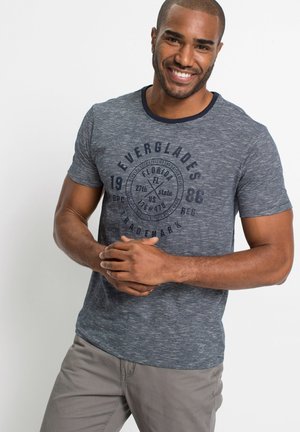 bonprix 2ER PACK - T-shirt con stampa - blue