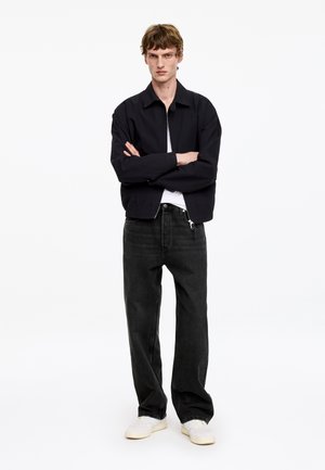 ARKET, ARKET MIST WIDE JEANS - Jean large - black