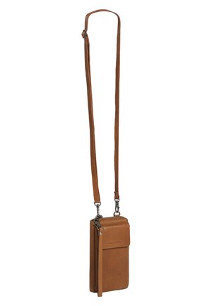 WAX PULL UP MALAGA - Phone case - cognac