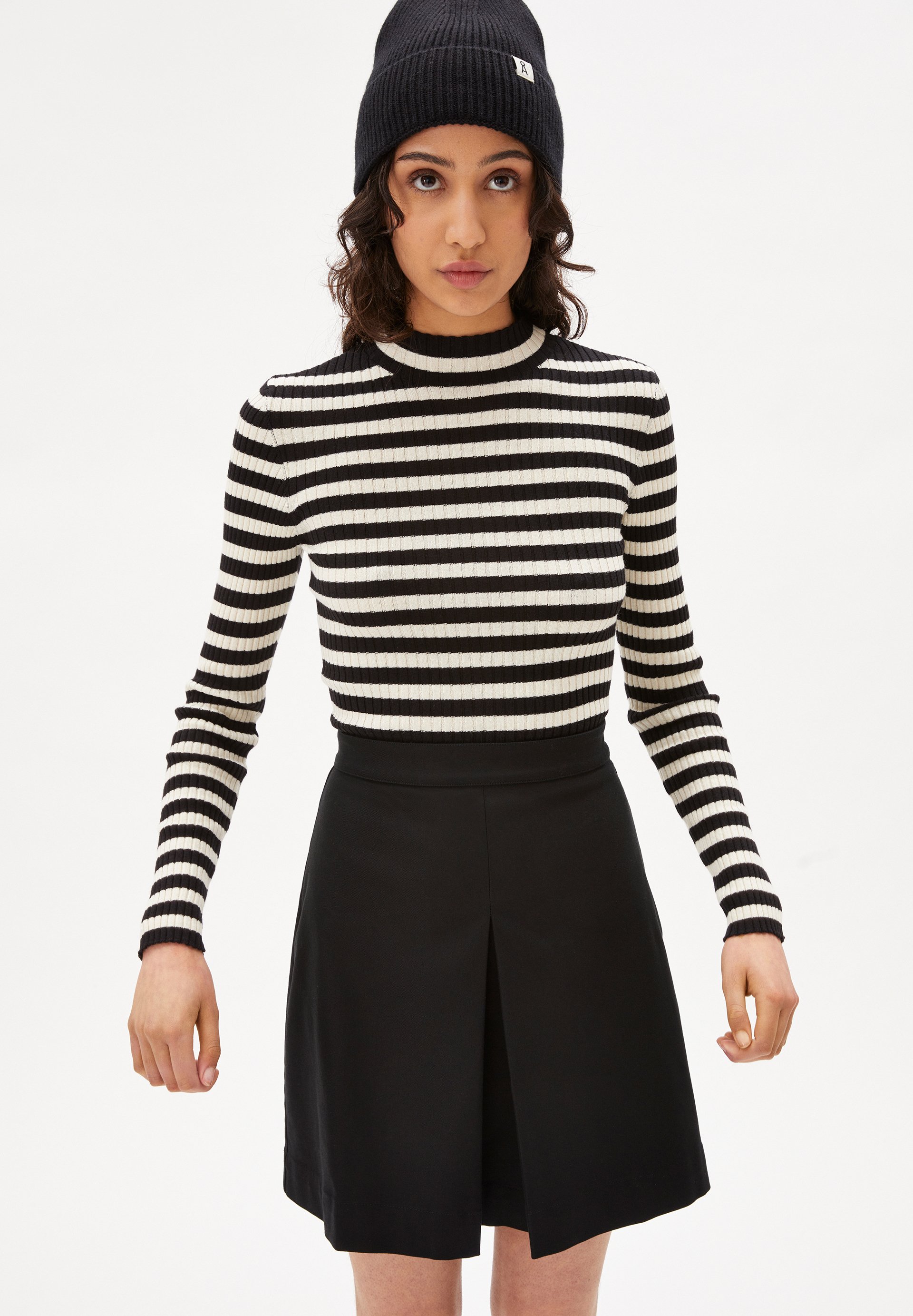 ARMEDANGELS ALAANI - Trui - black-oatmilk/beige - Zalando.nl