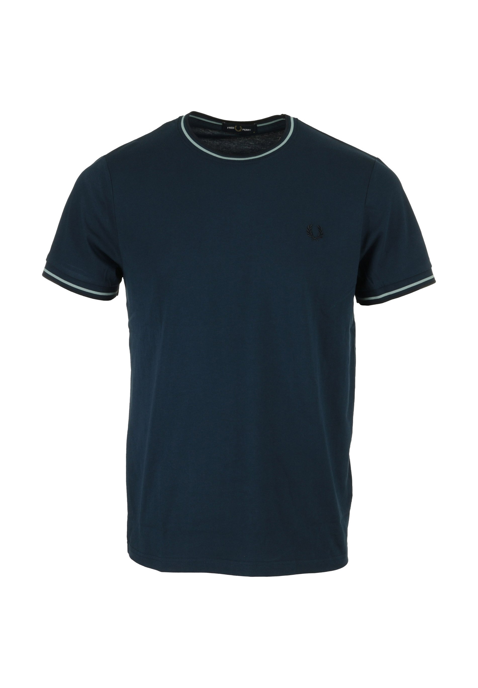 Fred Perry TWIN TIPPED Camiseta básica tennis blue silver blue