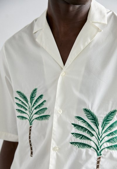 OFFICINE GENERALE LUIS PALMTREE EMBROIDE - Chemise - ecru
