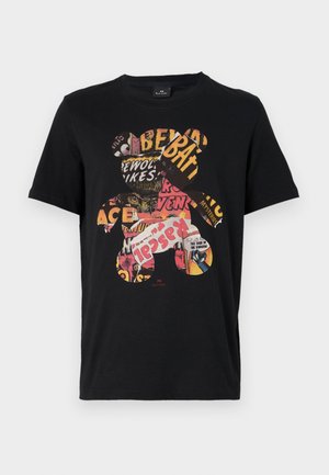 PS Paul Smith TEDDY - T-shirt print - black