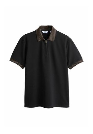 Next, SMART COLLAR POLO SHIRT - Polo shirt - black