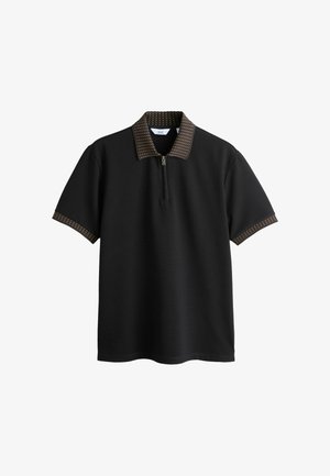 Next, SMART COLLAR POLO SHIRT - Polo shirt - black