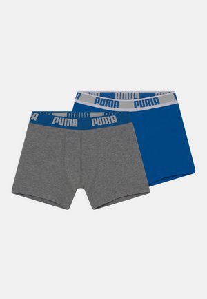 Puma BOYS BASIC 2 PACK - Calzoncillos bóxer cortos - blue/grey