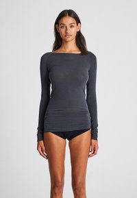 GAI+LISVA AMALIE SOLID - Bluză cu mânecă lungă - dark grey