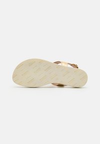 Gioseppo FIERZE - T-bar sandals - oro oscuro