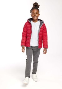 MINOTI - HOODED PADDED PUFFER - Jas - red Miniatuurafbeelding 1