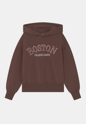 Lindex HOODIE OCEAN UNISEX - Sweatshirt - dark dusty brown/marron -  ZALANDO.FR