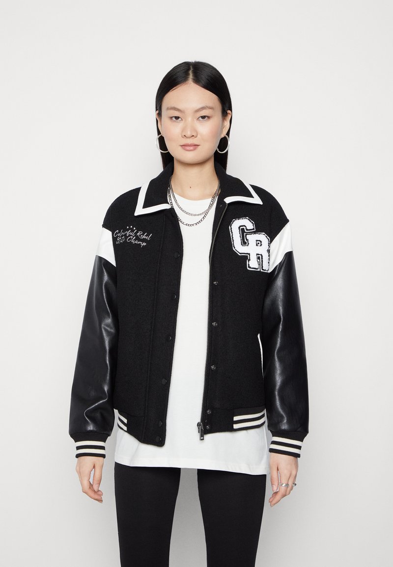 Colourful Rebel CHARLEY BASEBALL JACKET Bomber Jacket black