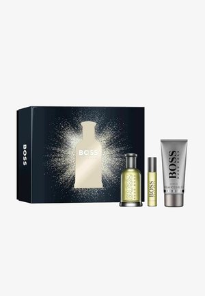 Hugo Boss Fragrances, GIFTSET HUGO BOSS BOTTLED EDT 100ML + SHOWER GEL 100ML + EDT 10ML - Kropsplejesæt - grey
