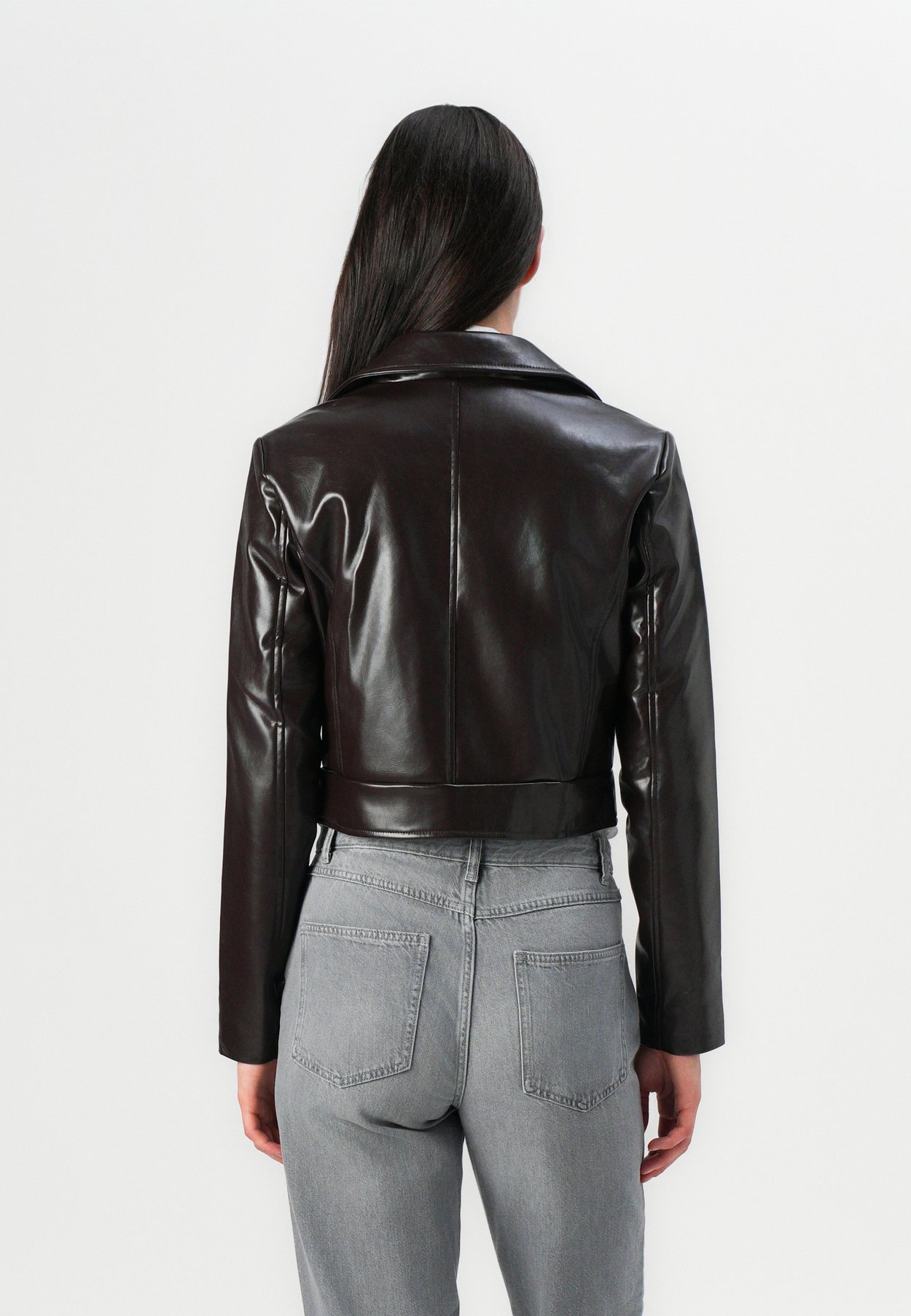 ONLKAMILLA PATENT SHOULDER BIKER