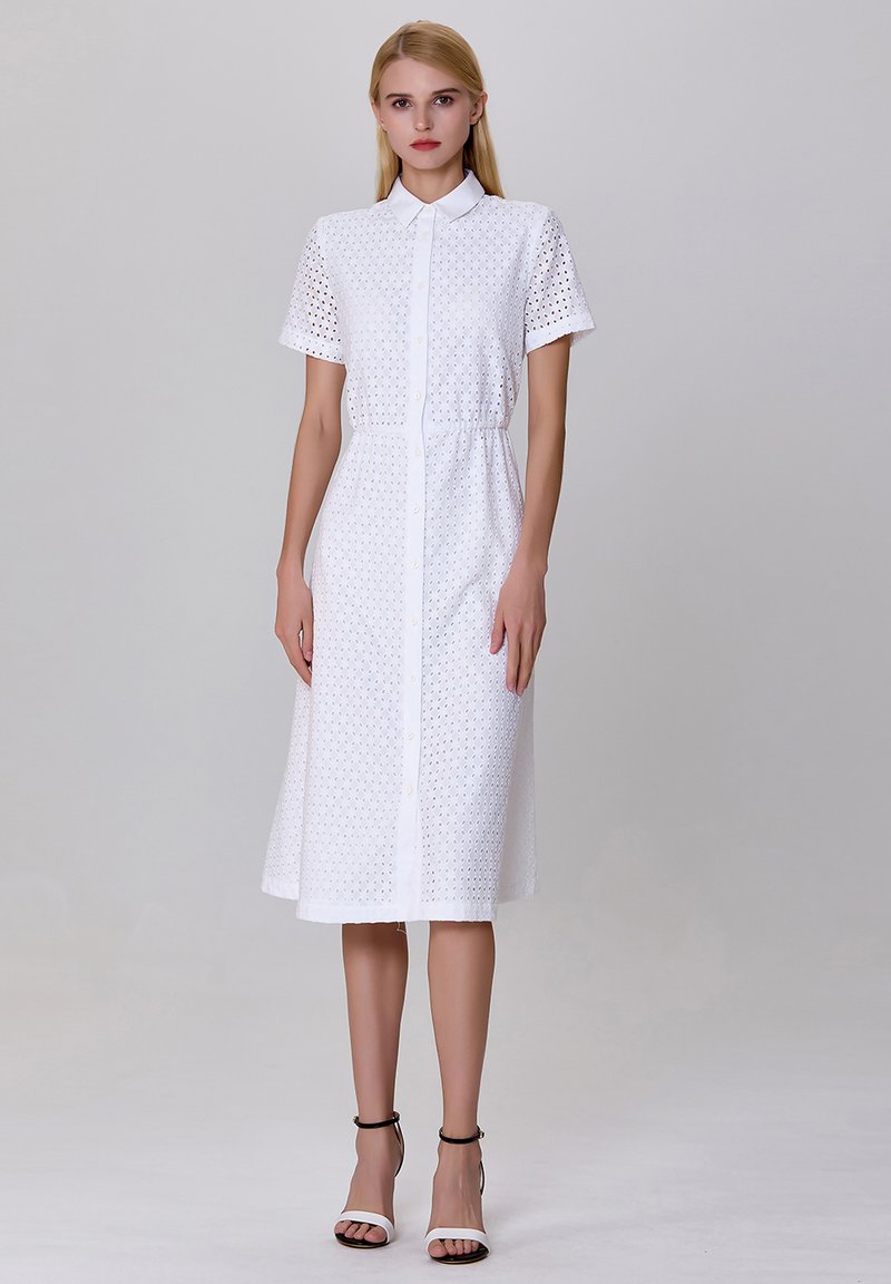 Smart and Joy Robe chemise - blanc