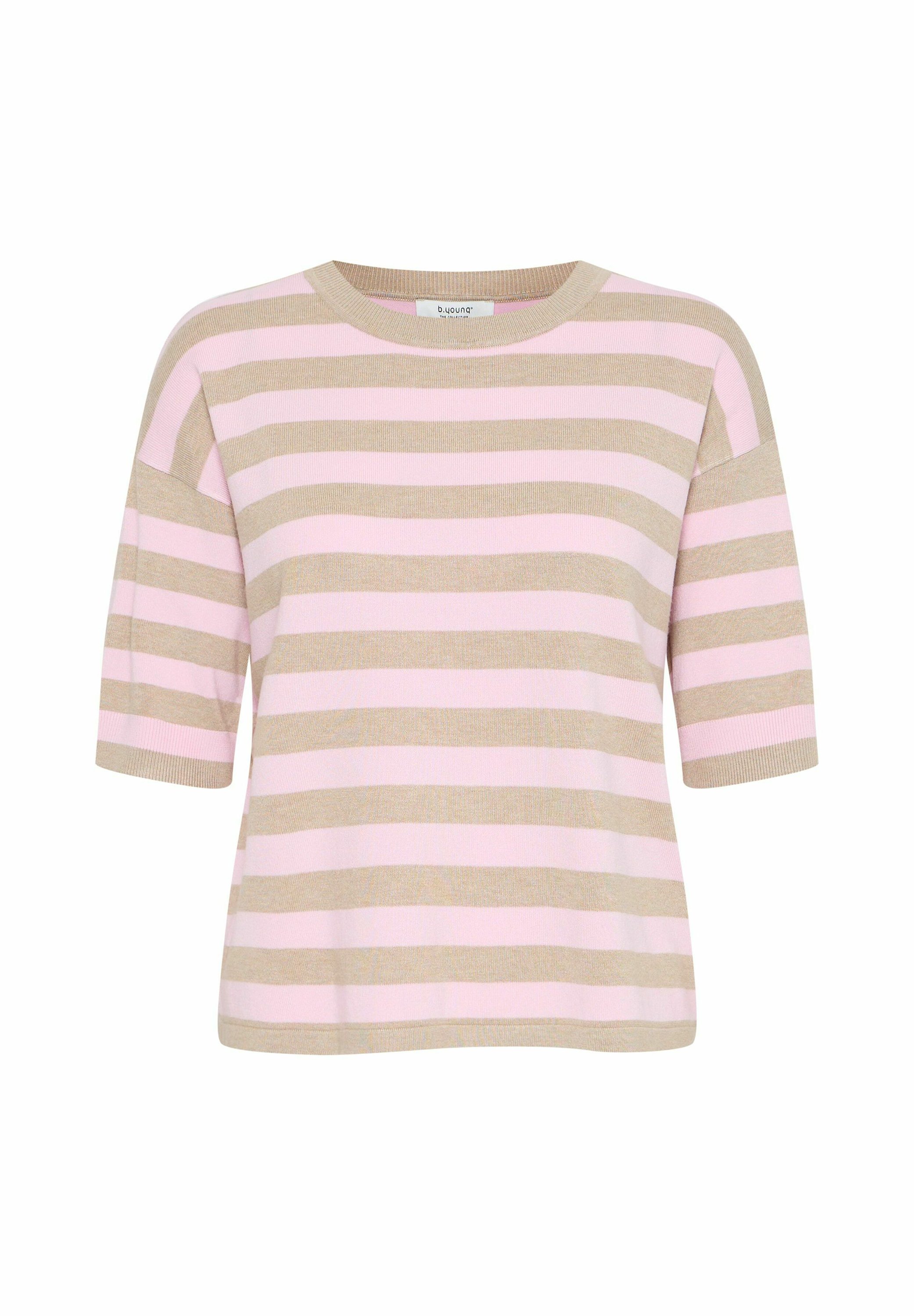売れ筋商品|||ビーヤング Tシャツ レディース トップス BYMMMORLA - Basic T-shirt - roseate spoonbill mix b.young BYMMMORLA - T-shirt basic - roseate spoonbill mix