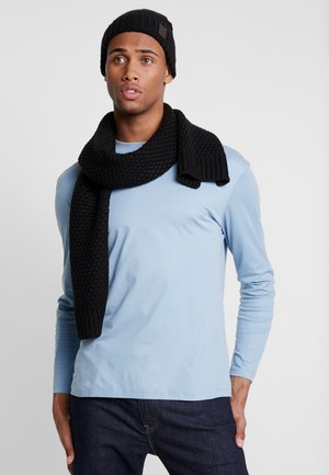 ONSCENZ BOX SCARF BEANIE SET - Sall - black