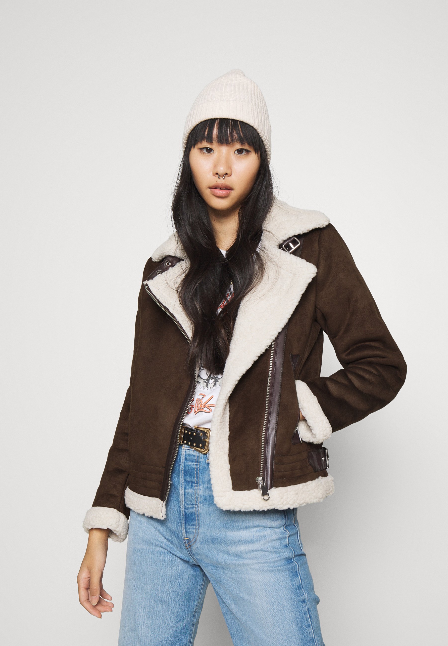 ONLY ONLDIANA BONDED AVIATOR JACKET 