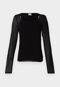 AGNETHA - Pikkade varrukatega topp - black