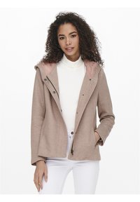 ONLY ONLNEWSEDONA LIGHT SHORT JACKET  - Giacca leggera - mocha mousse melange