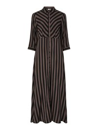 YASSAVANNA - Blousejurk - chocolate brown/black