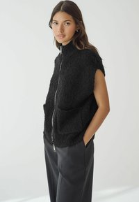Next ZIP THROUGH  - Vest - black
