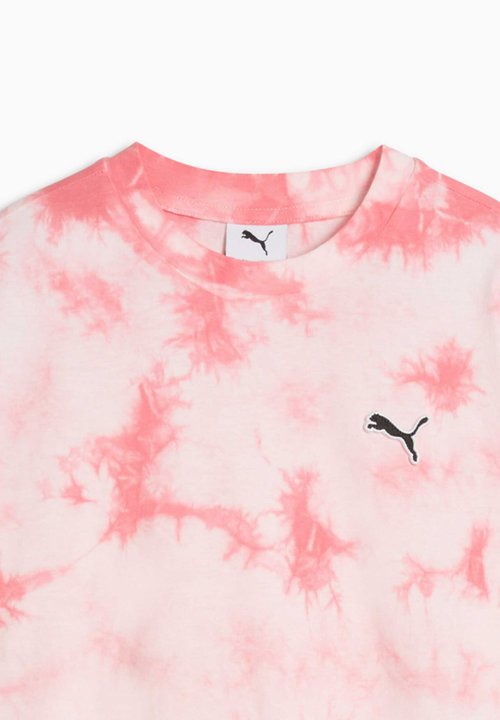 PUMA ESSENTIALS RELAXED TIE DYE - Print T-shirt - wild pink — photo 3