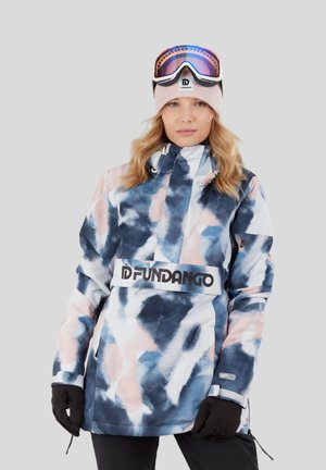 Fundango BIRCH LOGO ANORAK - Vinterkappa /-rock - vintage blue