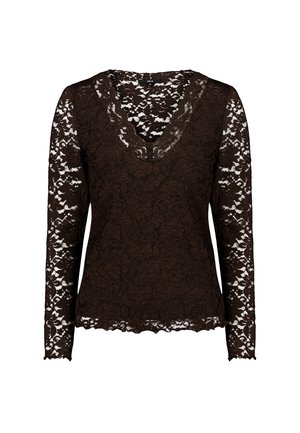 zero, Langærmet T-shirt - chocolate plum
