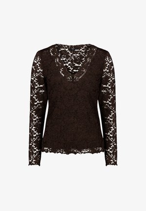 zero, T-shirt à manches longues - chocolate plum