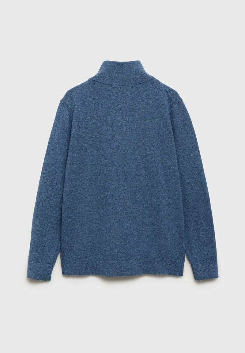 Mango Kids KID ZIP NECK Jumper dark blue