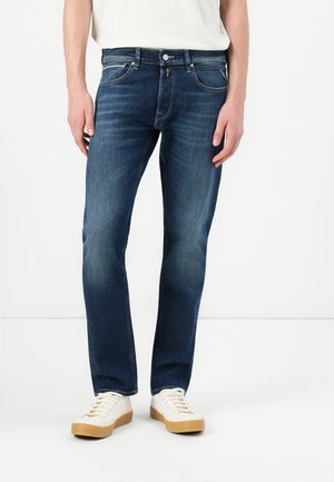 GROVER PANTS - Straight leg jeans - dark blue