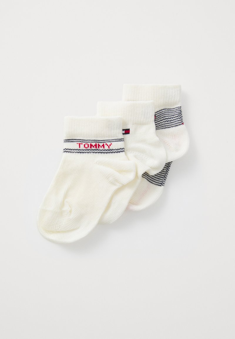 Tommy Hilfiger BABY GIFTBOX STRIPE UNISEX 3 PACK - Ponožky - white/blue