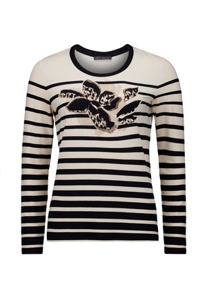 Betty Barclay, BETTY BARCLAY MIT PRINT BASIC SHIRT - T-shirt à manches longues - beige schwarz