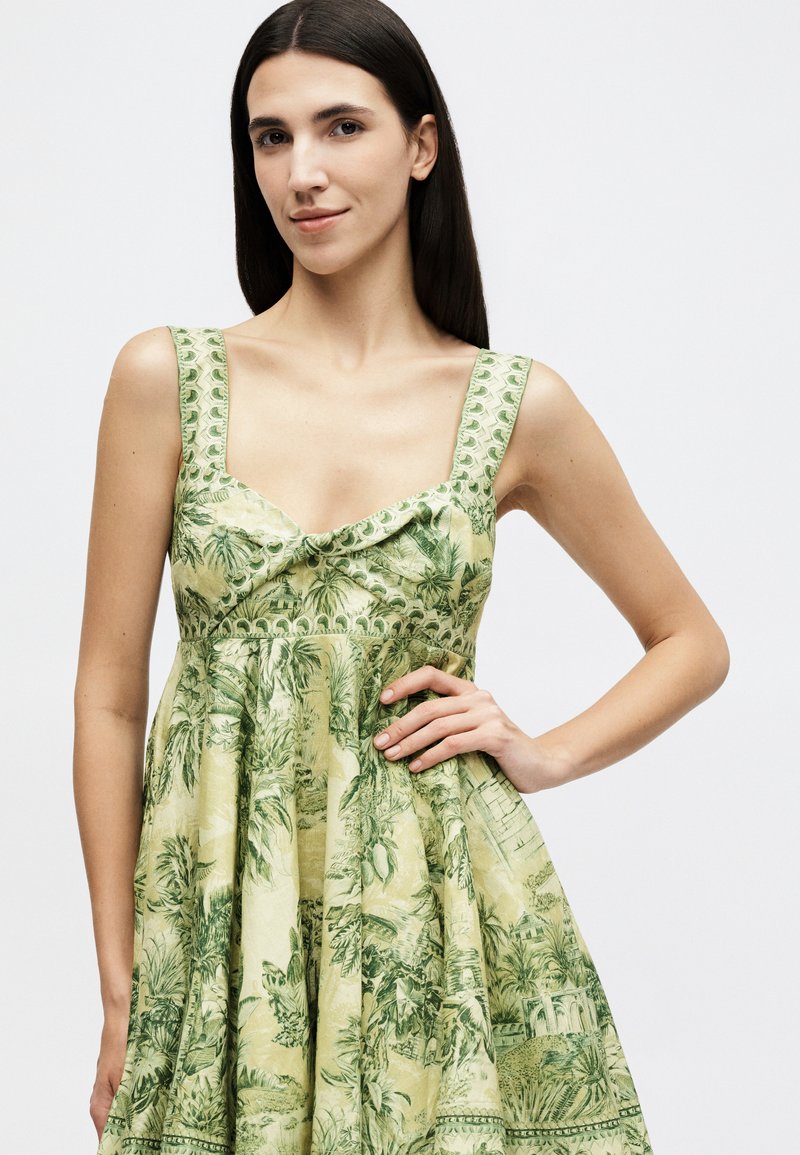 Alemais SARA MINI TWIST SUNDRESS - Day dress - green - Zalando.ie