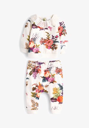 SET - Tepláková souprava - cream floral