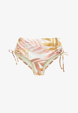 Next HIGH WAIST - Bikinibukser - ecru leaf