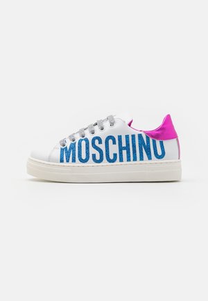 UNISEX - Matalavartiset tennarit - white/fuxia/blue