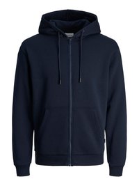 JJEBRADLEY ZIP HOOD - Sweat zippé - navy blazer