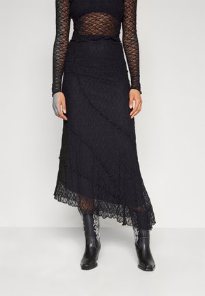 ONLKIM LACE SKIRT - Maxi sukně - black