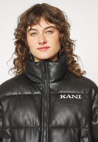 Mens Jacket Karl Kani Fake Leather Jacket Karl Kani RETRO CROP