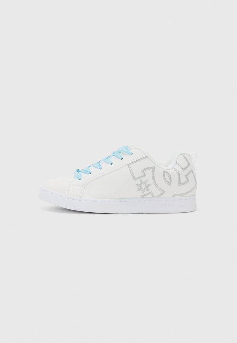 DC Shoes - COURT GRAFFIK - Sneakers low - white/blue, Extindeți