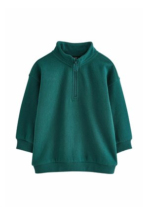 Next, REGULAR FIT - SOFT TOUCH HALF ZIP NECK SWEAT TOP - Sweater - green